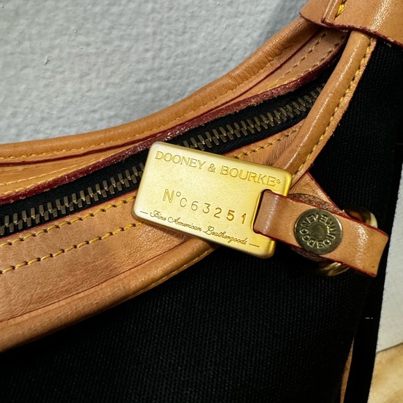 Dooney & Bourke Black Leather Large Shoulder Bag - Picture 3 of 13